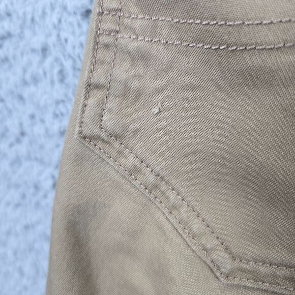 Patagonia Iron Clad Men's Khaki Jeans Organic Cotton Straight Leg Size 32 x 26 - Picture 8 of 12